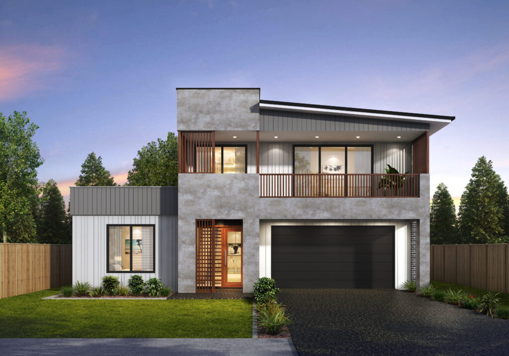 P J Cook Building The Holgate 4 Bedroom New Home Design Ultra Modern Facade