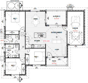 Dual Occupancy Development Weston Dwelling 1 Floor Plan