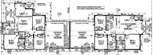 Duplex Development Floor Plan In Booker Bay, Central Coast